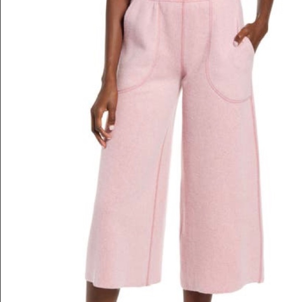 NWT Free People Cropped Wide Leg Sweat Pants XS